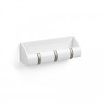 Полка-органайзер cubby mini белая, L 26,7 см, W 6,4 см, H 7,6 см, Umbra