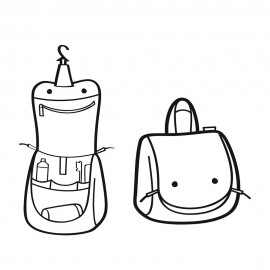 Сумка-органайзер детская toiletbag s greenwood, L 18,5 см, W 7 см, H 16 см, Reisenthel