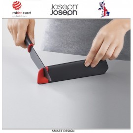 Набор ножей Slice and Sharpen с чехлами со встроенными ножеточками, лезвие с антипригарным покрытием, Joseph Joseph