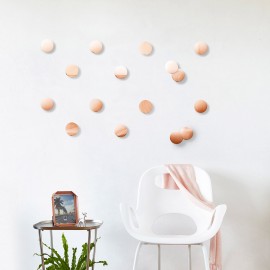 Декор для стен confetti dots медь, L 7 см, W 7 см, H 7 см, Umbra