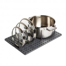 Органайзер для посуды и столовых приборов peggy серый, L 45 см, W 10 см, H 15 см, Umbra