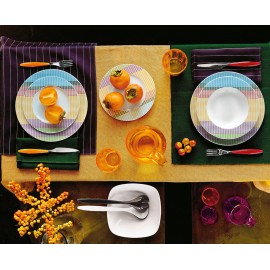 Набор столовых приборов на 6 персон feeling оранжевый (24 предмета), Guzzini