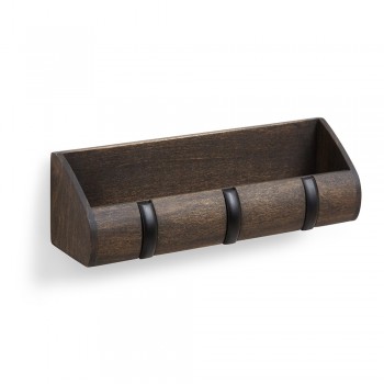 Полка-органайзер cubby mini орех, L 26,7 см, W 6,4 см, H 7,6 см, Umbra
