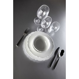 Обеденная тарелка, D 27,5 cм, серия Dressed, Alessi