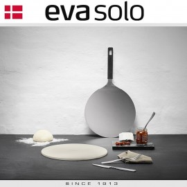 Лопатка для подачи пиццы, D 32 см, L 55 см, сталь нержавеющая, силикон, Eva Solo