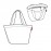 Сумка shopper m flesh aubergine, L 30,5 см, W 26 см, H 51 см, Reisenthel
