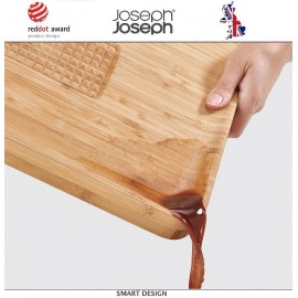 Большая доска Cut & Carve Bamboo, 45 х30 см, бамбук, Joseph Joseph