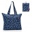 Сумка складная mini maxi travelshopper spots navy, L 54 см, W 14 см, H 43 см, Reisenthel