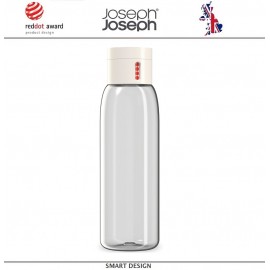 Бутылка Dot с контролем потребления воды, 600 мл, белая, Joseph Joseph