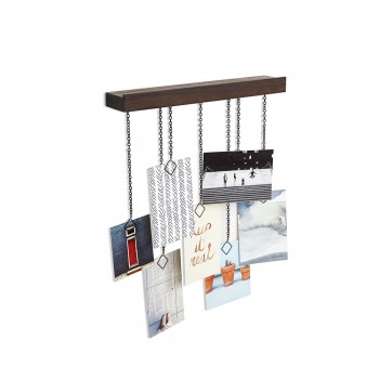 Панно для фотографий cascade состаренный орех, L 35,7 см, W 6,3 см, H 35,6 см, Umbra