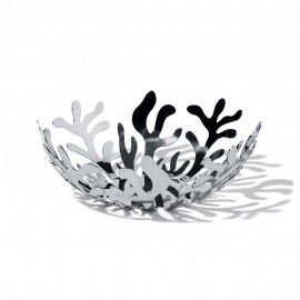 Ваза для фруктов Mediterraneo металлик средняя, D 25 см, H 9 см, сталь нержавеющая, Alessi