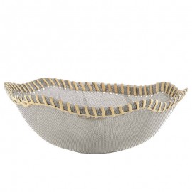 Блюдо глубокое Peneira, D 22 см, H 9 см, сталь, текстиль, Alessi