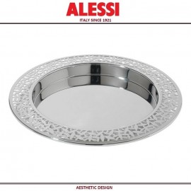 Блюдо-поднос Cactus!, D 38 см, сталь нержавеющая, Alessi
