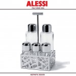 Набор Cactus! для специй, 5 предметов на подставке, Alessi