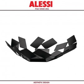 Блюдо глубокое La Stanza Dello Scirocco дизайнерское, 24.5 x 23 см, черный, Alessi
