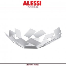 Блюдо глубокое La Stanza Dello Scirocco дизайнерское, 24.5 x 23 см, белое, Alessi