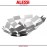 Блюдо La Stanza Dello Scirocco дизайнерское, 41 x 37 см, хром, Alessi