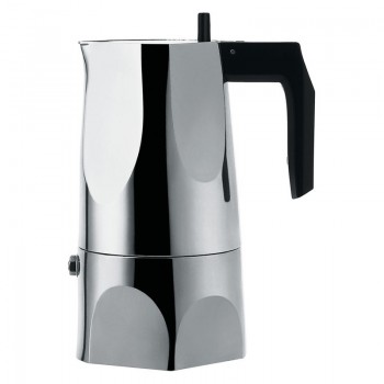 Гейзерная кофеварка для эспрессо ossidiana, 150 мл, Alessi