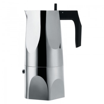 Гейзерная кофеварка для эспрессо ossidiana, 300 мл, Alessi