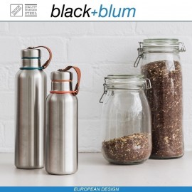 Water Bottle L термос для напитков, стальной-бирюзовый, 750 мл, Black+Blum