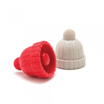 Набор пробок для бутылки Beanie красный-серый, 2 шт, Monkey Business