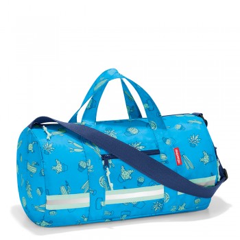 Сумка детская складная dufflebag s cactus blue, L 38 см, W 21 см, H 21 см, Reisenthel