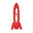 Песочные часы rocket timer красные, J-me