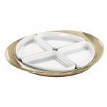 Блюдо для закусок feeling песочное, L 39,3 см, W 33 см, H 3,8 см, Guzzini