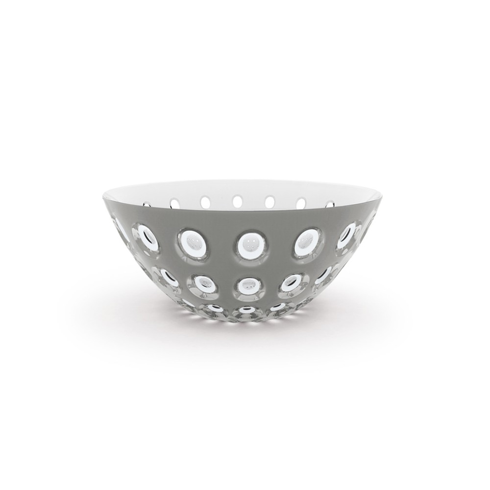 Салатница le murrine 25 см серая, акрил, Guzzini