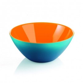 Салатница my fusion 20 см голубая/оранжевая, L 20 см, H 20 см, Guzzini