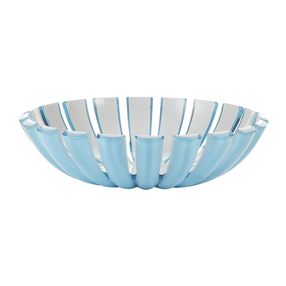 Блюдо для салата, фруктов, grace голубое, L 25 см, H 6,5 см, Guzzini