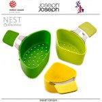 Набор из 3 пароварок для кастрюли, Nest компактный, пластик пищевой Joseph Joseph
