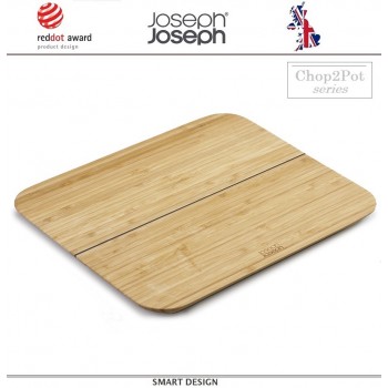 Большая доска Chop2pot складная, бамбук, Joseph Joseph