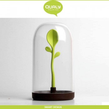 Банка SPROUT JAR с ложкой для кофе и чая, Qualy