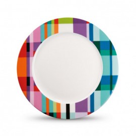 Фарфоровая тарелка black lines, D 21 см, Remember