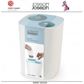 Контейнер Split 2 в 1 в ванную комнату для мусора, 8 литров, Joseph Joseph