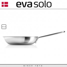 Антипригарная сковорода Stainless Steel Slip-Let®, D 24 см, Eva Solo
