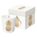 Кружка в подарочной упаковке pineapple 350 мл с настоящим золотом, Paperproducts Design