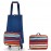 Сумка на колесиках foldabletrolley artist stripes, Reisenthel