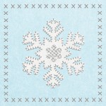 Салфетки felt snowflake бумажные 20 шт., Paperproducts Design