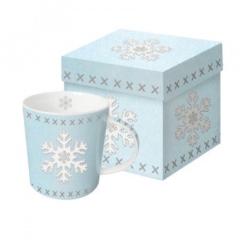 Кружка в подарочной упаковке felt snowflake 350 мл, Paperproducts Design