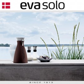 Дизайнерский кофейник Cafe Solo в текстурном чехле, 1 л, темно-серый, EVA SOLO
