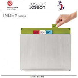 Набор разделочных досок INDEX 17 большой, 5 предметов, серебристый, Joseph Joseph
