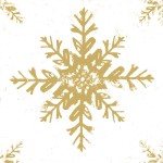 Салфетки ice white-gold бумажные 20 шт., Paperproducts Design