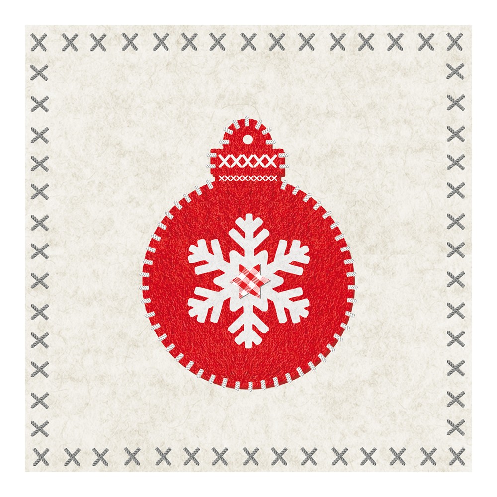 Салфетки felt ornament бумажные 20 шт., Paperproducts Design