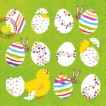Салфетки eggs allover бумажные 20 шт., Paperproducts Design