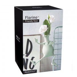 Ваза для цветов с гибкими руками Florino, цвет мятный, силикон, Peleg Design