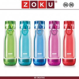 Бутылка-термос ACTIVE с внутренней колбой из стекла, 480 мл, красная, Zoku