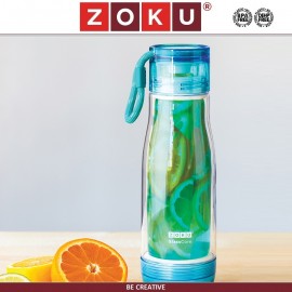Бутылка-термос ACTIVE с внутренней колбой из стекла, 480 мл, фиолетовая, Zoku