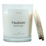 Свеча ароматическая nature - белый мускус, 30 ч, Ambientair